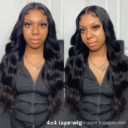 Wholesale Best Lace Front Closure Body Wave 100% Virgin Brazilian Wig Vendors .Cuticle Aligned Full Lace Closure Human Hair Wig